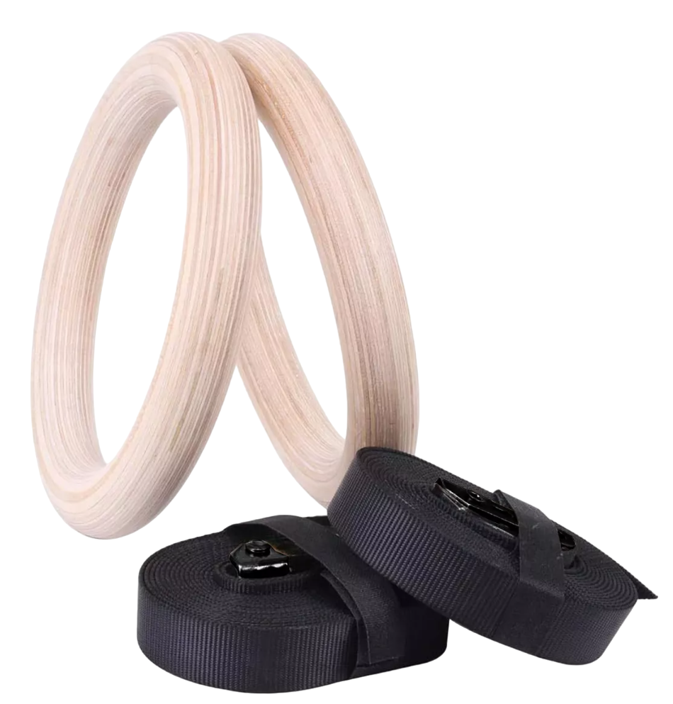 Anillos de Madera para Gimnasia