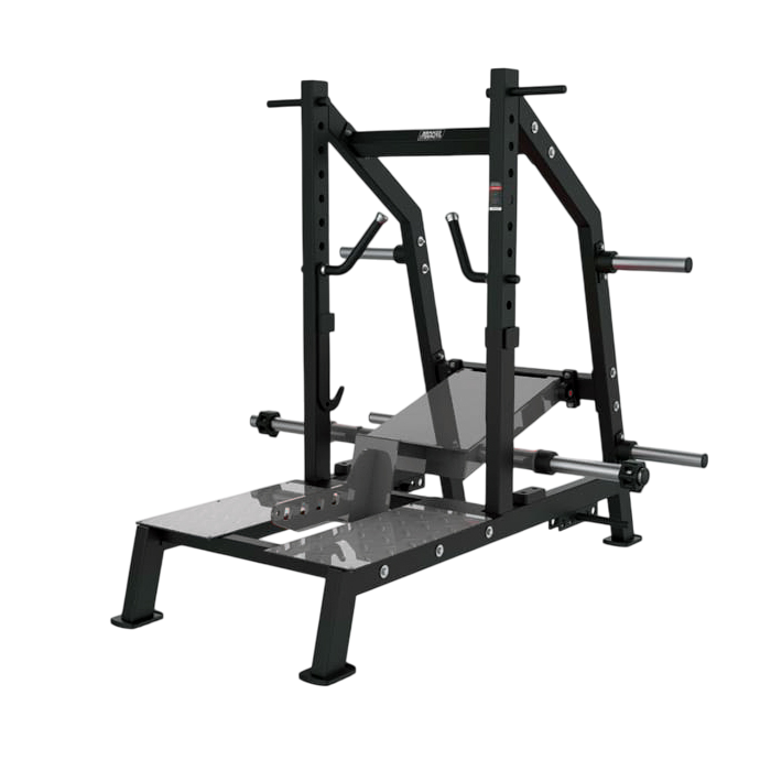MAQUINA PARA SENTADILLA CON CARGA EN LA CINTURA
