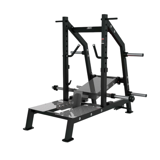 MAQUINA PARA SENTADILLA CON CARGA EN LA CINTURA