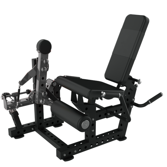 MAQUINA DUAL PARA EXTENSIÓN Y FLEXIÓN DE PIERNAS