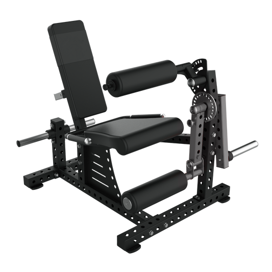 MAQUINA DUAL PARA EXTENSIÓN Y FLEXIÓN DE PIERNAS SENTADO