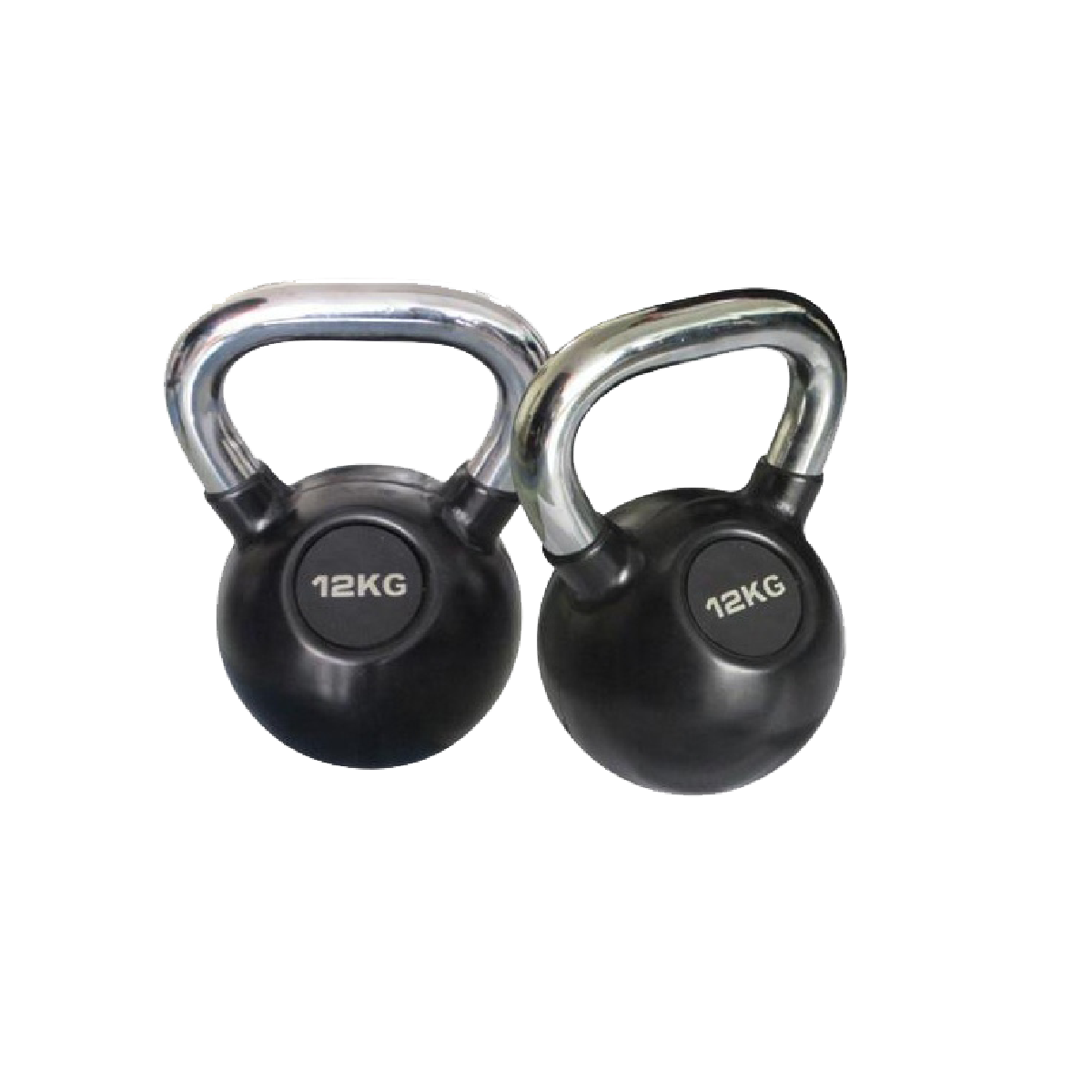 Kettlebell de Hierro con Recubrimiento de Caucho