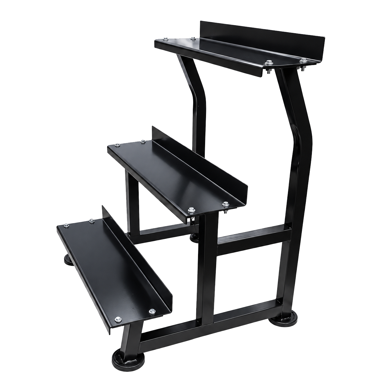 RACK DE TRES NIVELES PARA KETTLEBELLS